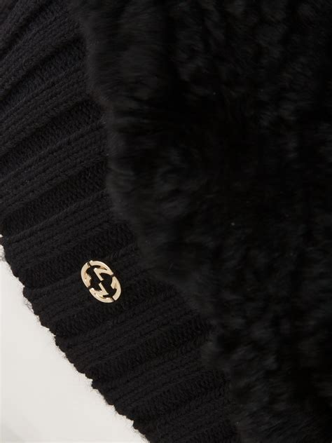 gucci faux fur hat